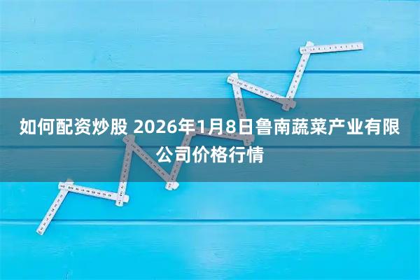 如何配资炒股 2026年1月8日鲁南蔬菜产业有限公司价格行情